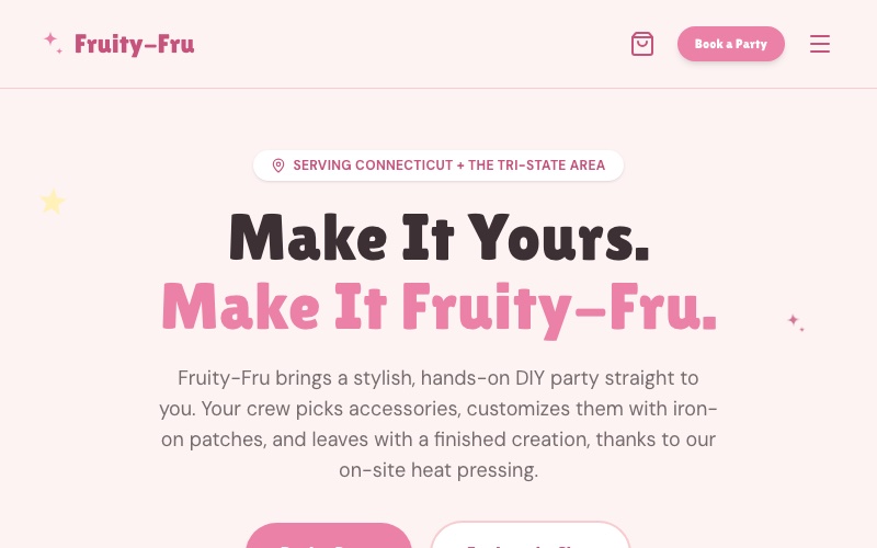 FruityFru site screenshot